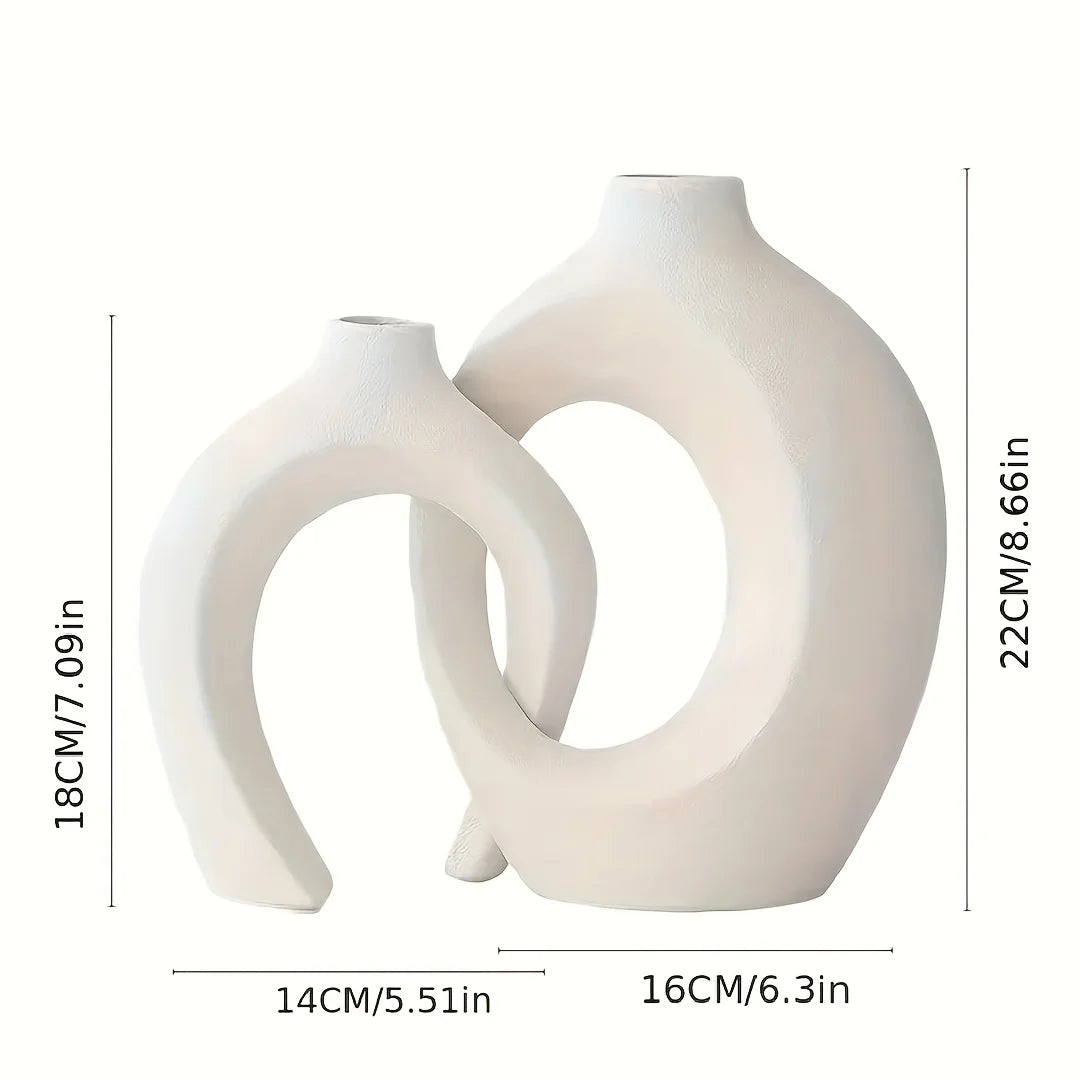 Hollow Nordic Ceramic Vase